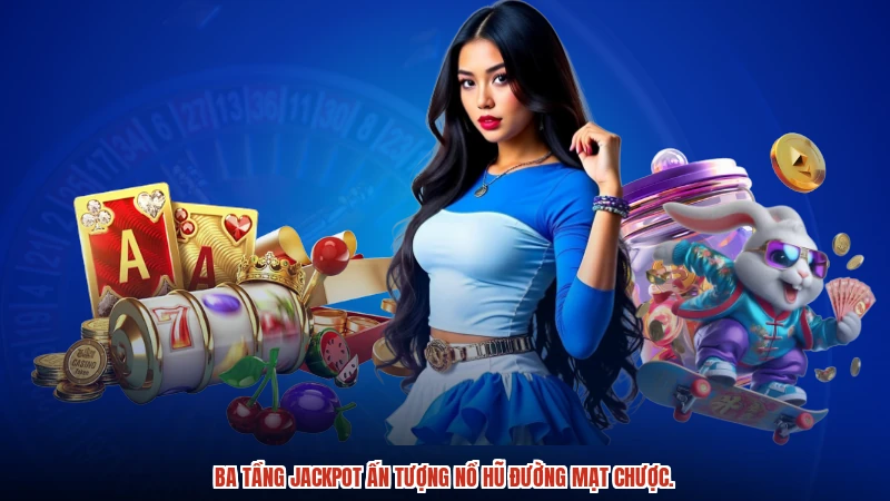 Ba tầng jackpot ấn tượng nổ hũ Đường mạt chược.