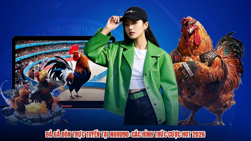 Đá gà đòn trực tuyến tại NOHU90: Các hình thức cược hot 2026